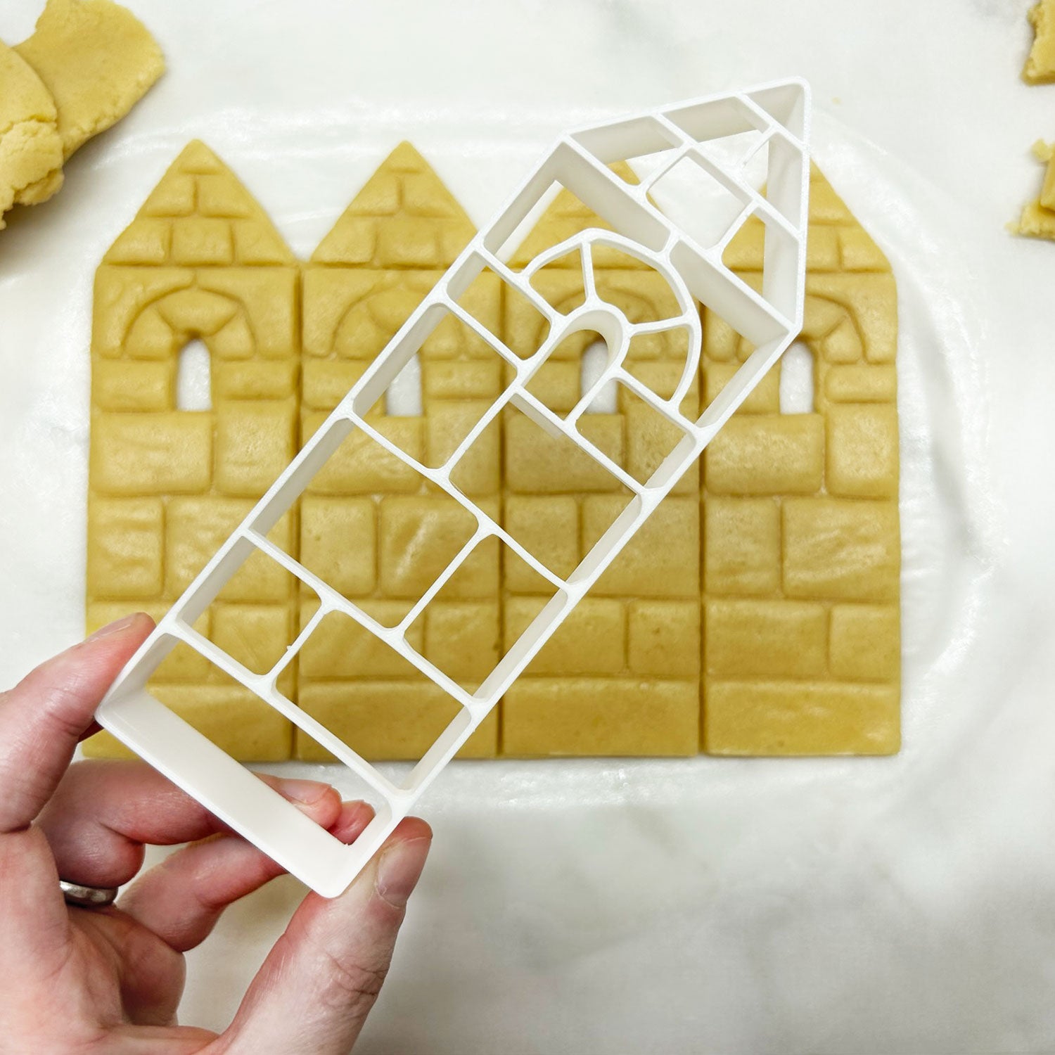 Gingerbread House Template Cookie Cutter 